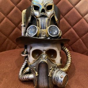 Steampunk skull gas mask