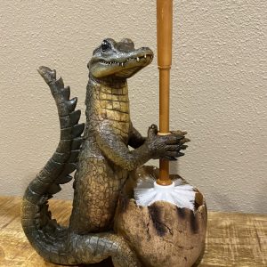 Krokodil toilet borstel