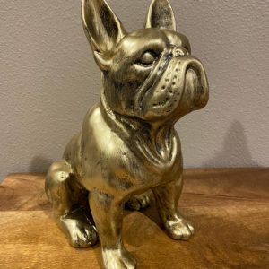 Bulldog antique goud